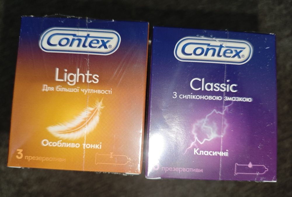 Презервативы Contex Контекс 36шт в блоке микс до 2030г. Классик+тонкие