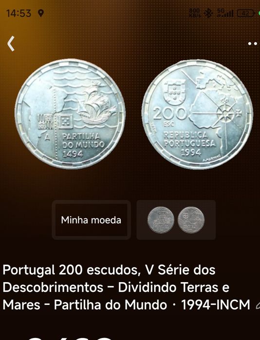 Moeda de 200 escudos