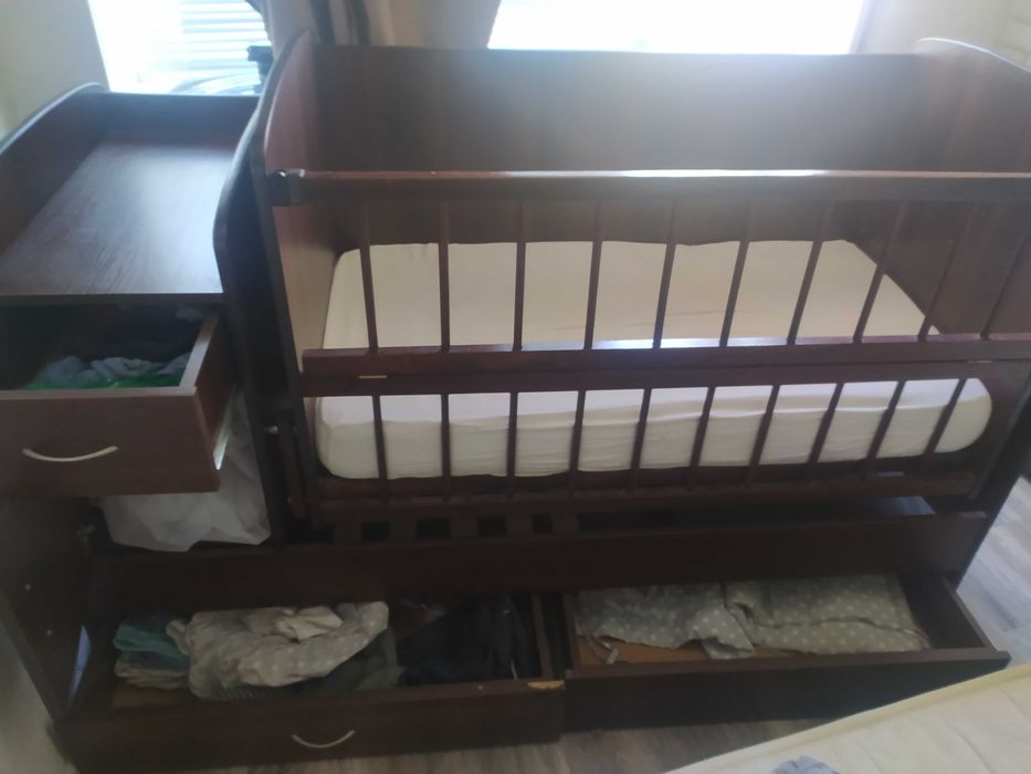 Детская кроватка 5в1