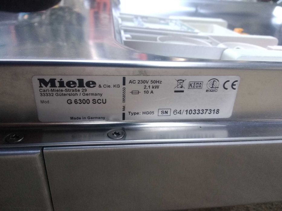 Zmywarka MIELE G6300 SCU AUTO OPEN INOX zabudowa