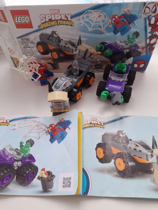Lego Super Heroes Сутичка Халка та Носорога на вантажівках 10782