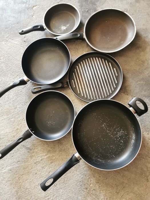 Conjunto de 6 tachos  frigideiras