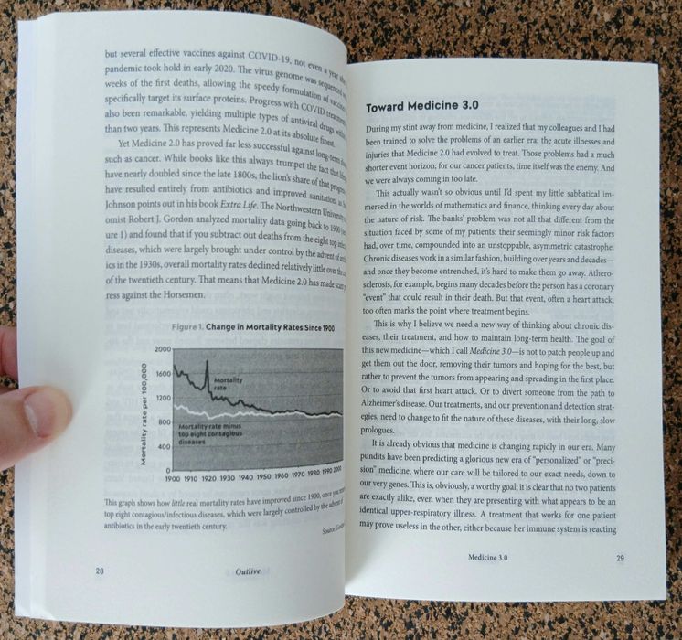 Livro - Outlive: The Science and Art of Longevity (Peter Attia)