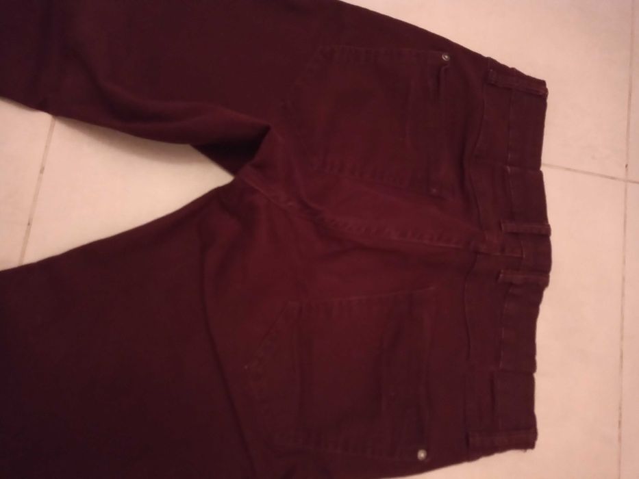 Spodnie męskie Reserved,kolor burgund /wino/