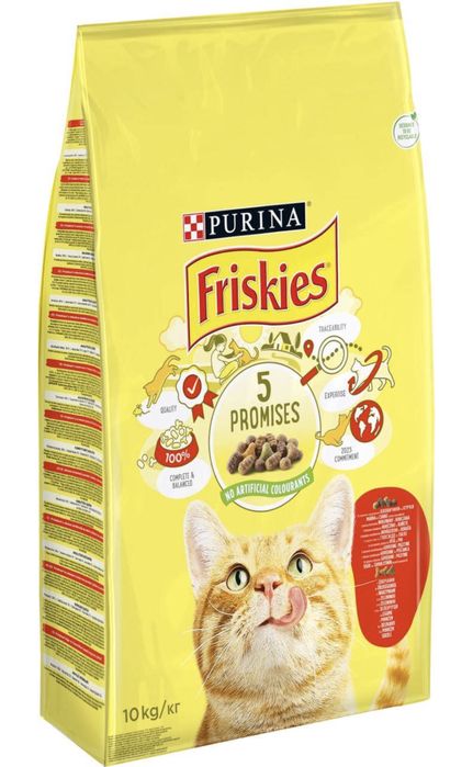 Friskies Фріскас курка, риба,яловичина  10кг