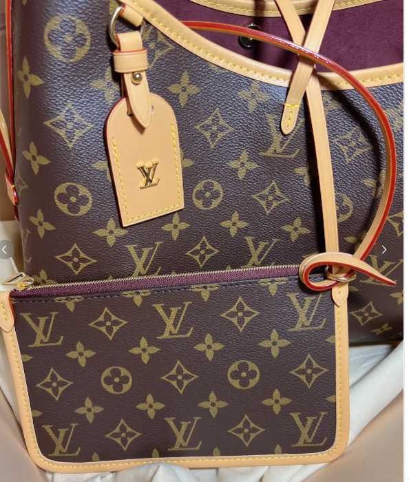 LV carryall shoulder bag