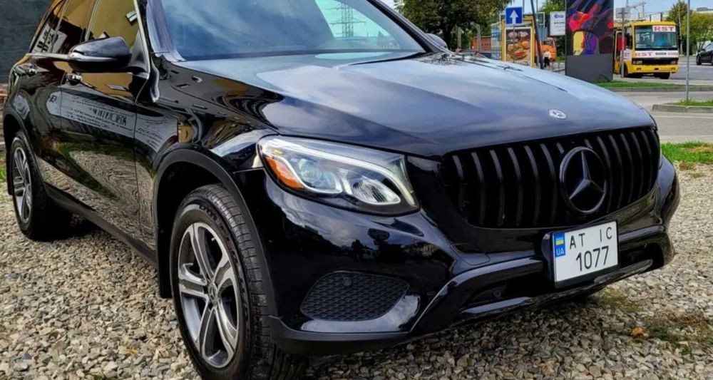 Передня решітка GT Panamericana Black Mercedes GLC X253 (2015-2019)