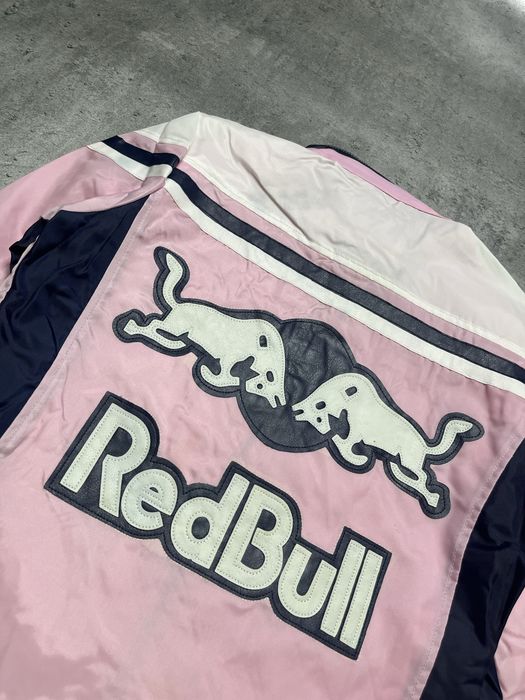 Różowa Kurtka red bull kurtka wyścigowa