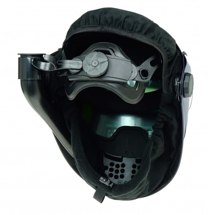Przyłbica z nawiewem podnoszona / kompletna jednostka nawiewowa/ torba