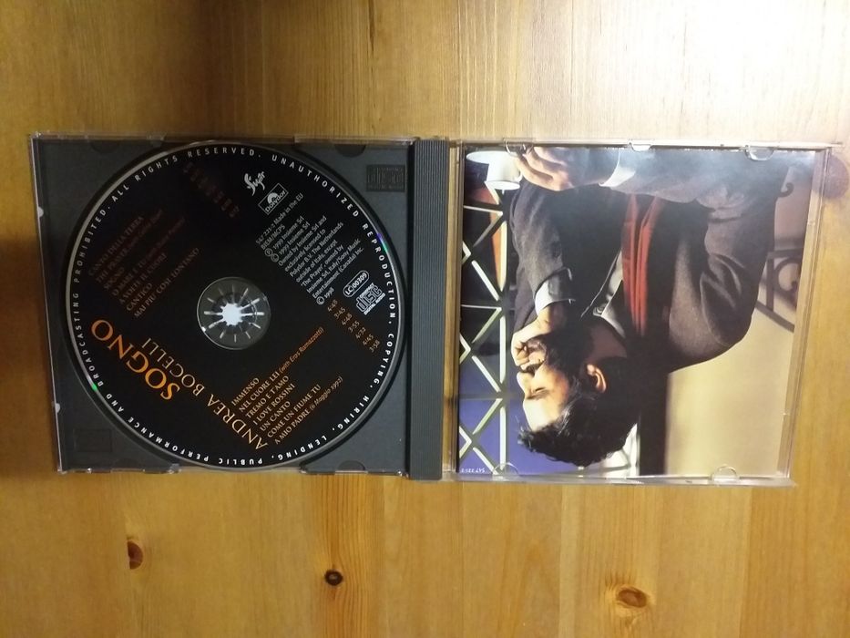 NOVO,cd Andrea Bocelli,Sogno,nunca tocou,envio ctt