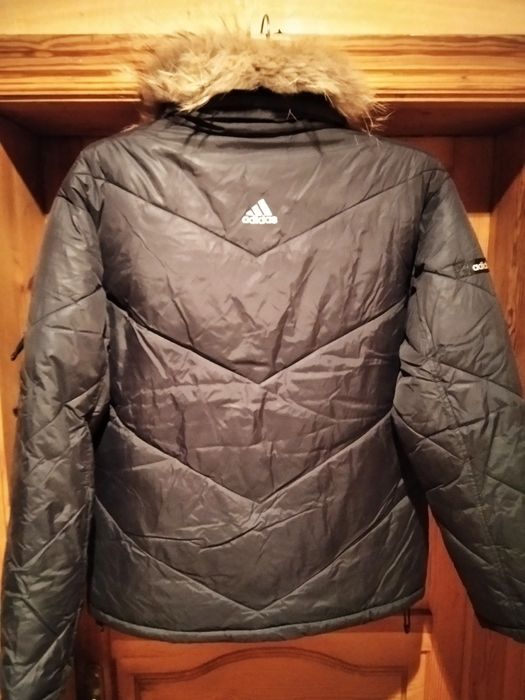 Куртка зимняя ADIDAS, синего цвета, размер М.