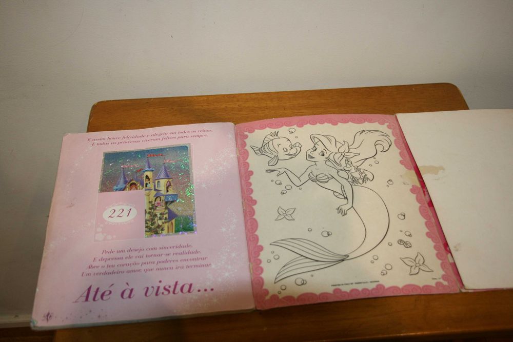Caderneta "Princesas" Disney - Faltam 5 Cromos COmpletar