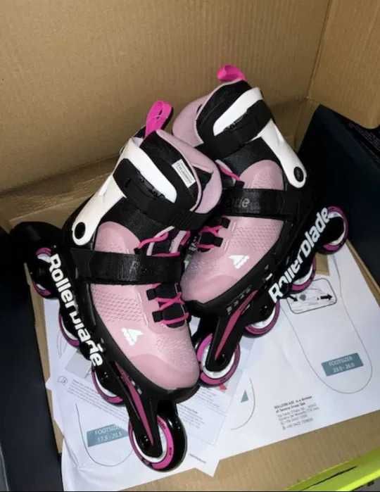 Дитячі ролики Rollerblade Microblade G рожеві