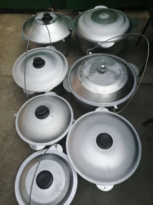 Казанок похідний. Котелок алюмінєвий. Казан походной для бограча, ухи