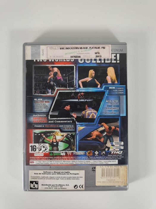 SmackDown! vs Raw PS2 PlayStation 2