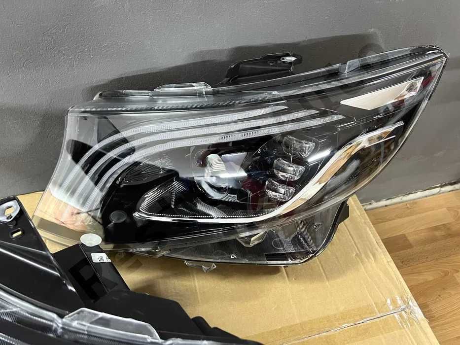 фары mercedes vito w447 ЗАМЕНА ГАЛОГЕНА LED фара Фари оптика