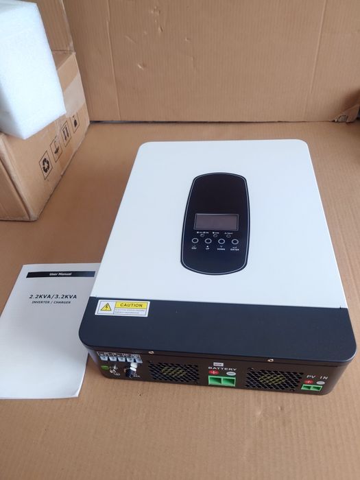 Inwerter hybrydowy 1800W (1,8kW) solarny MPPT do 450V off-grid 12V 80A
