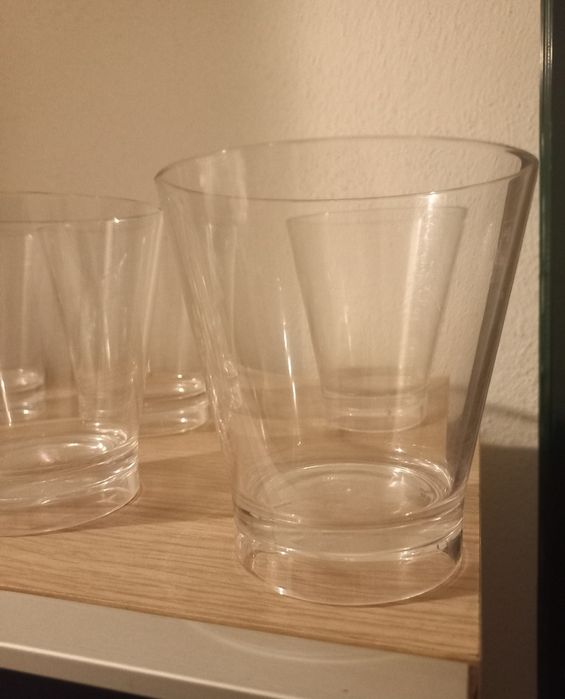 16 Copos Caipirinha em Policarbonato Transparente