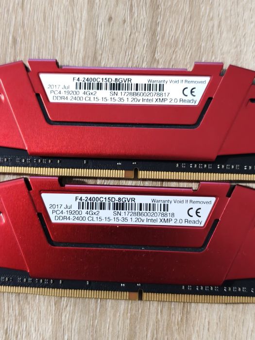 Kit de RAM 8GB DDR4 2400MHz (2x4GB)