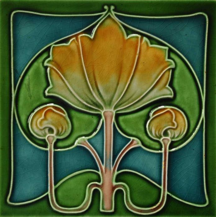 Azulejo Arte Nova (reprodução)