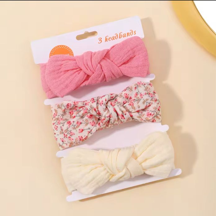 Повязочки-бантики для дівчаток від 0 до 5 років