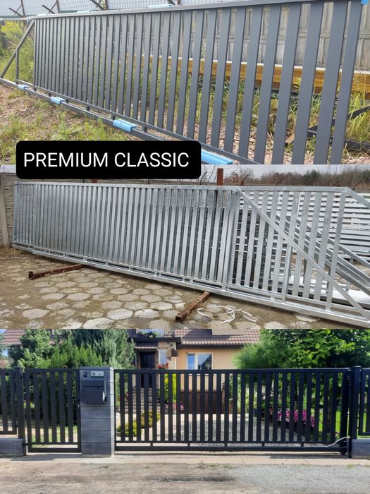 Brama przesuwna COMPACT rama stelaż 4m, Ocynk ogniowy, do 7,5m światła