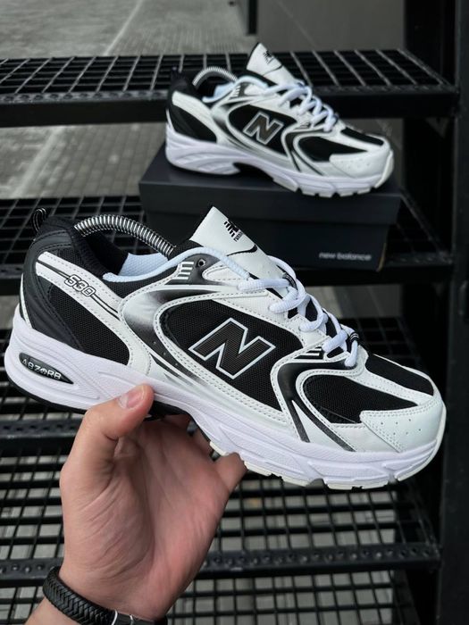 ТОП! Кросівки New Balance 530 White Black 41 42 43 44 45