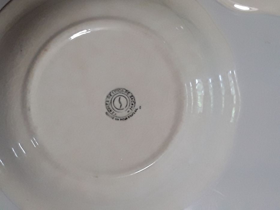 3 Taças antigas da Fábrica de Loiça de Sacavém