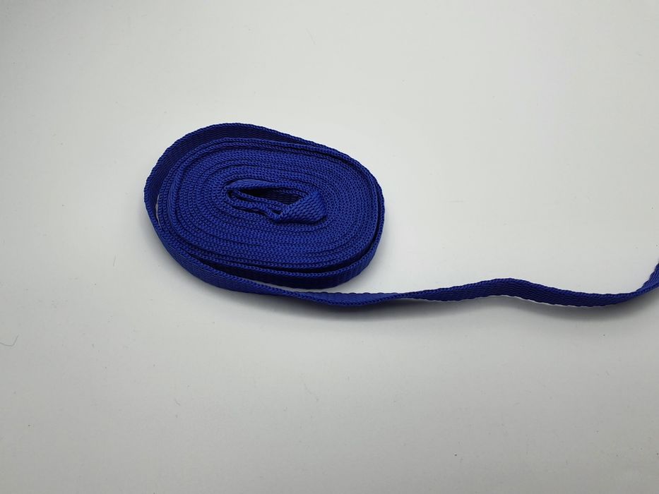 Taśma smycz kupon 3 m.x 1 cm.modrak
