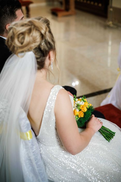 Suknia ślubna GLORIA  błyszcząca