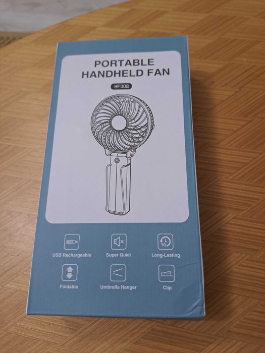 Przenośny wentylator ręczny ładowanie USB