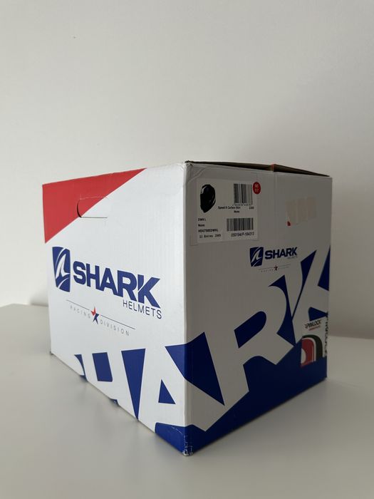 Capacete SHARK Speed-R Carbon SE, Carbon Skin White / Black, - Tam: L