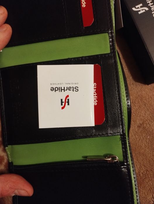 Шкіряний гаманець StarHide, британський бренд, цілком новий в коробці
