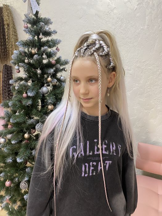 Брейды- косы по голове с канекалоном и без, брейды в хвост