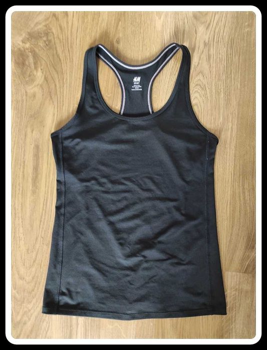 H&M sport czarna sportowa bokserka 36 S