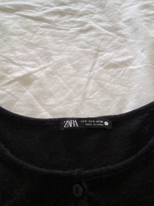 Crop Top Preto Zara