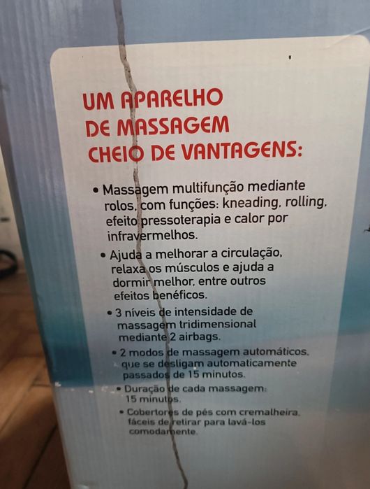 Aparelho de massagens pés