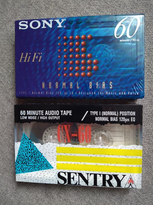 Аудиокассеты касеты аудио кассеты новые sony