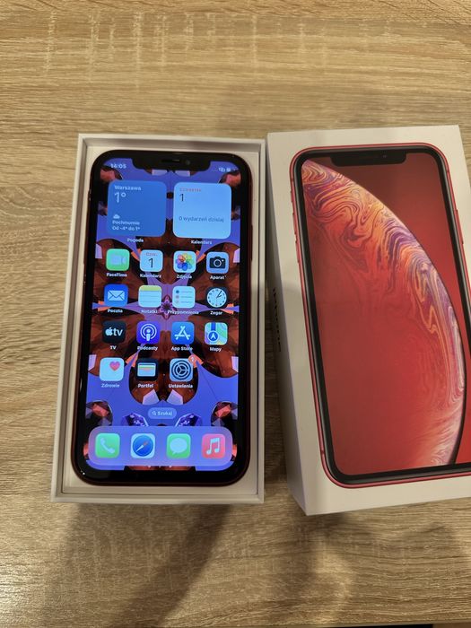 Iphone XR product RED stan idealny Bateria 100% Pełen zestaw