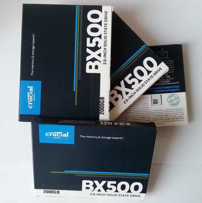 Rewelacyjny, Nowy Dysk SSD-Crucial BX500-2TB.Polecam inne modele .