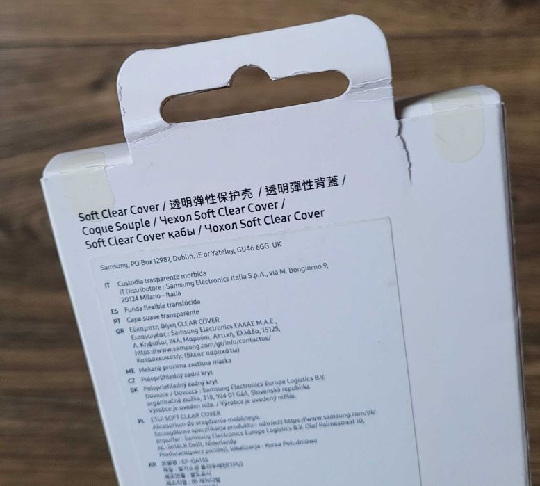 Etui Samsung Soft Clear Cover do Samsung Galaxy A13 bezbarwny NOWE