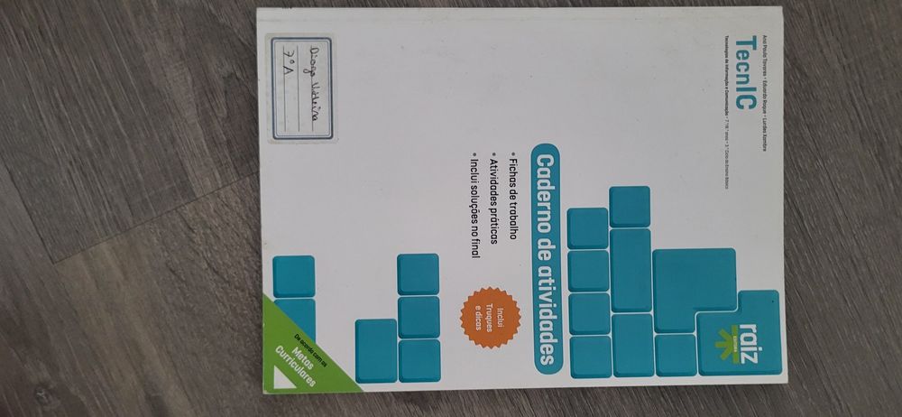 Livro de fichas de tic 7 ano