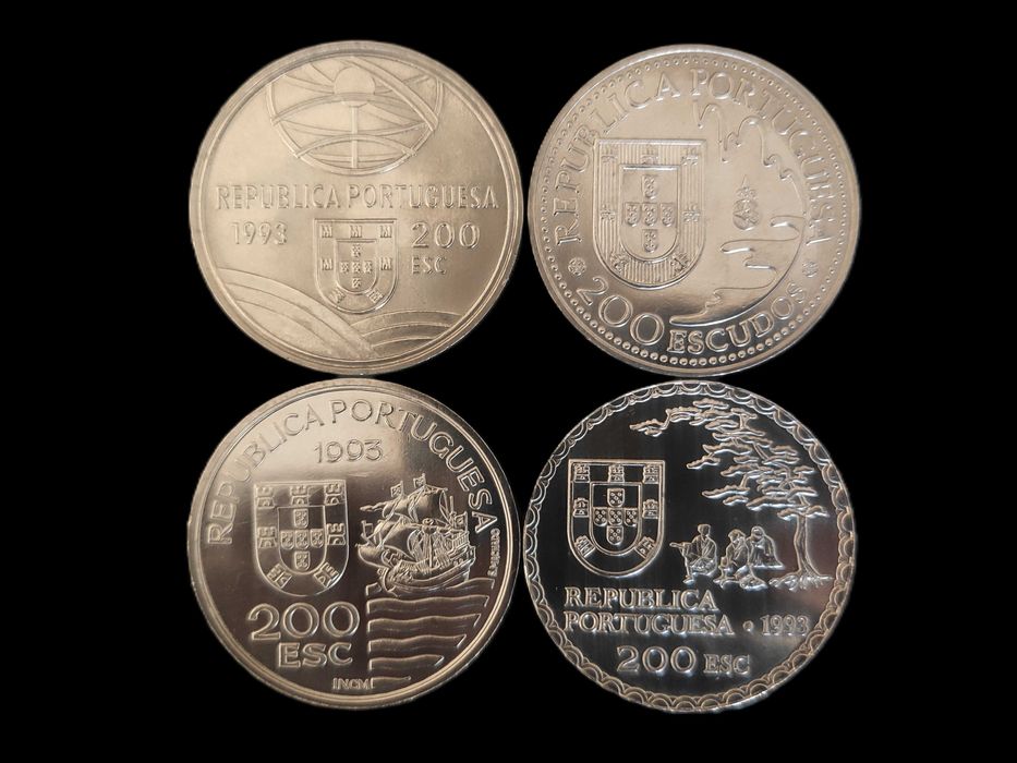 Conjunto de 4 moedas 200$ – IV Série Descobrimentos #11