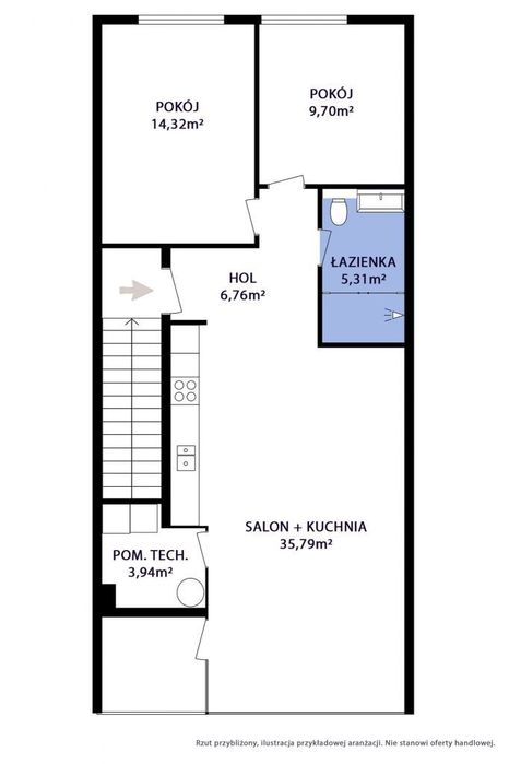 Nowoczesny apartament z tarasem, nowa inwestycja,