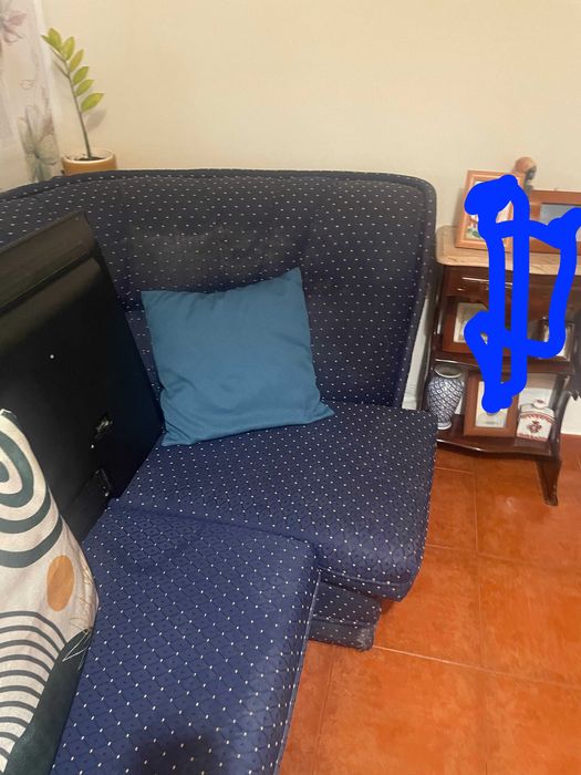 Sofá (Canto) 3 Lugares - Desocupar