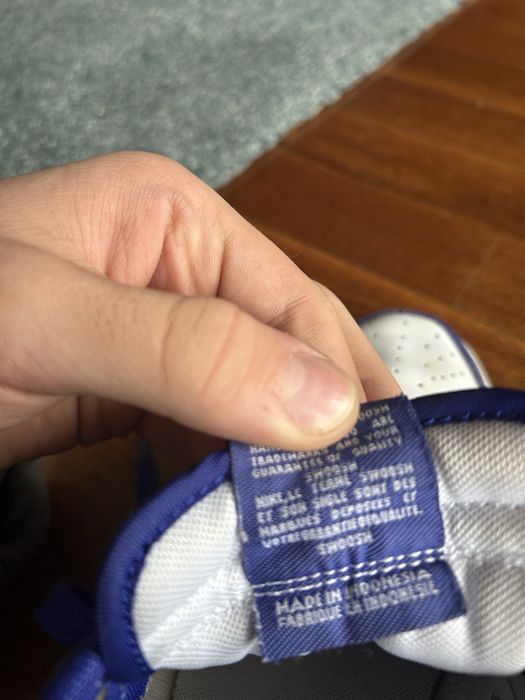 Dunk nike azuis e brancas