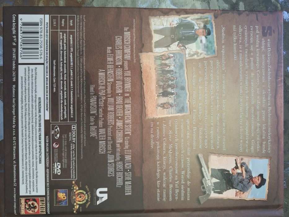 Wielka kolekcja westernów tom 1 Siedmiu Wspaniałych DVD