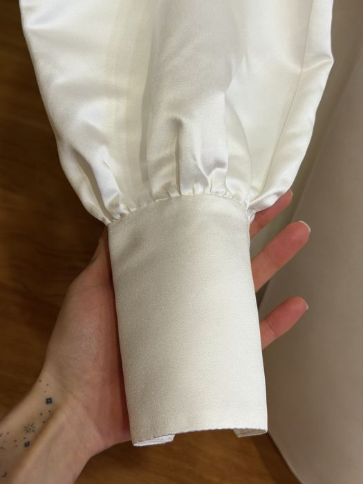 сукня/платье El.Milas белое сатиновое Sandra