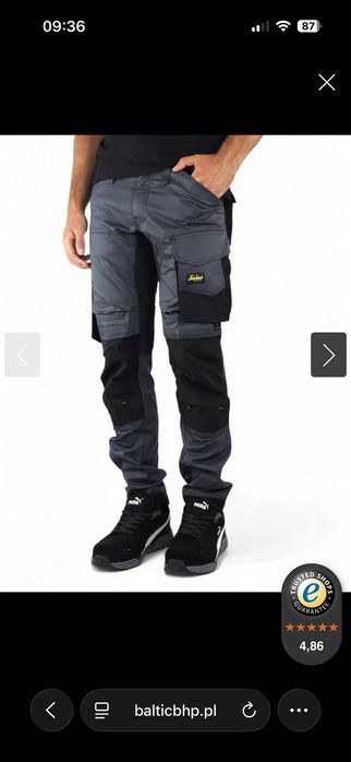Snickers 6341 spodnie r.46