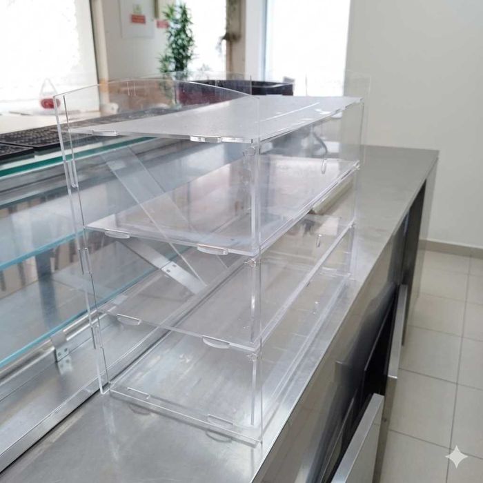 Expositor de alimentos Acrilico